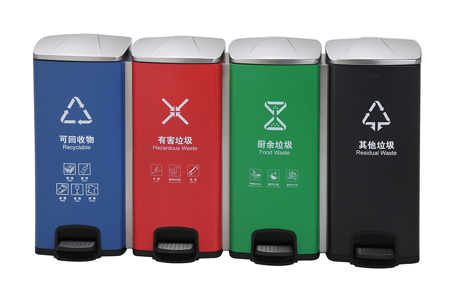 不銹鋼分類垃圾桶成為分類設備市場主流產品